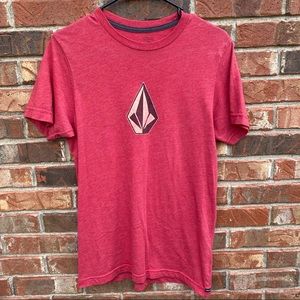 Volcom Stone Red Lightweight Graphic T-Shirt S